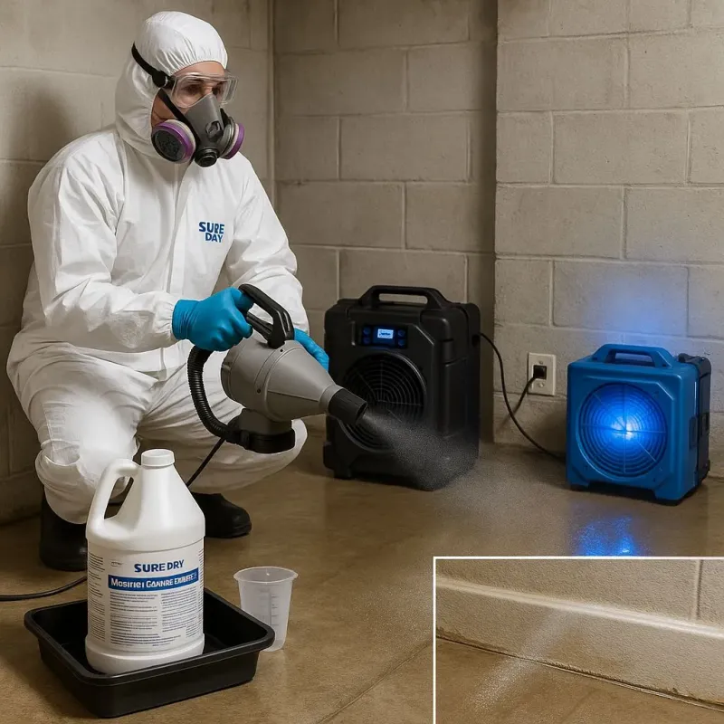 Sanitization and Odor Removal process in Silverton, OR